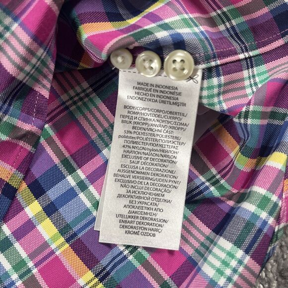 Polo Ralph Lauren Button Down Shirt Mens 3XB Performance Plaid Wicking Cooling - Picture 8 of 15